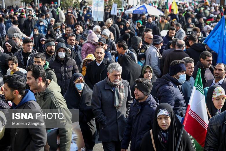گزارش تصویری چهل و ششمین راهپیمایی ۲۲ بهمن در تهران (عکس) گزارش تصویری چهل و ششمین راهپیمایی ۲۲ بهمن در تهران (عکس)