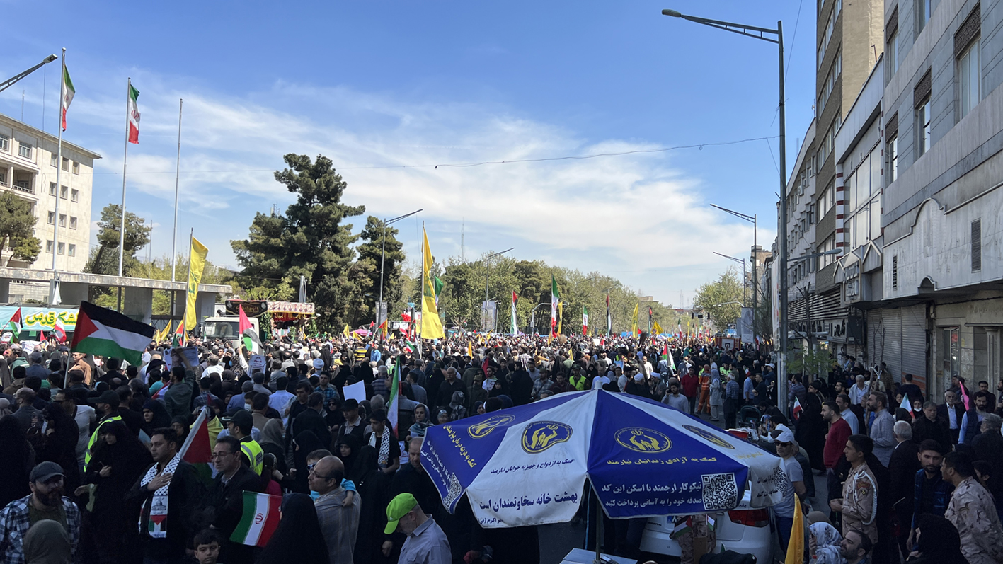 گزارش تصویری ستاره صبح از راهپیمایی روز جهانی قدس 1403