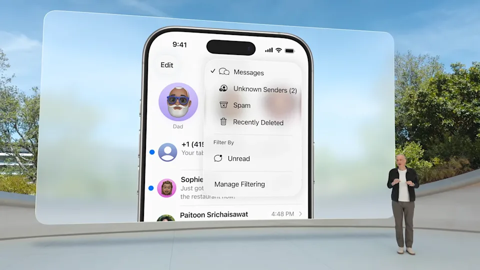 اپل از iOS 26 و طراحی انقلابی شیشه مایع در WWDC 2025 رونمایی کرد: آیفون شما دگرگون می شود