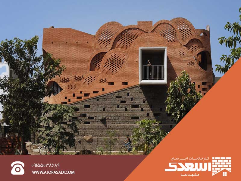 آشنایی با انواع چیدمان آجر در ساختمان