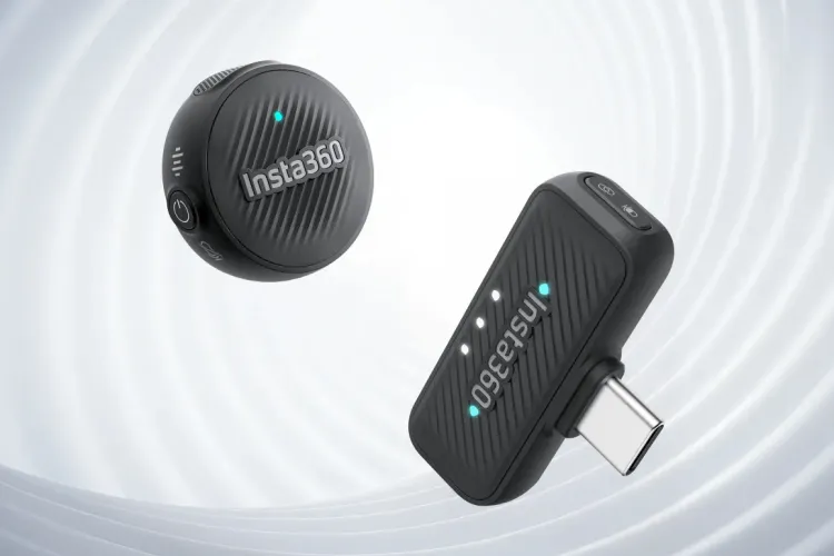 میکروفون بیسیم جدید Insta360 به کوچکی یک AirTag اپل است میکروفون بیسیم جدید Insta360 به کوچکی یک AirTag اپل است